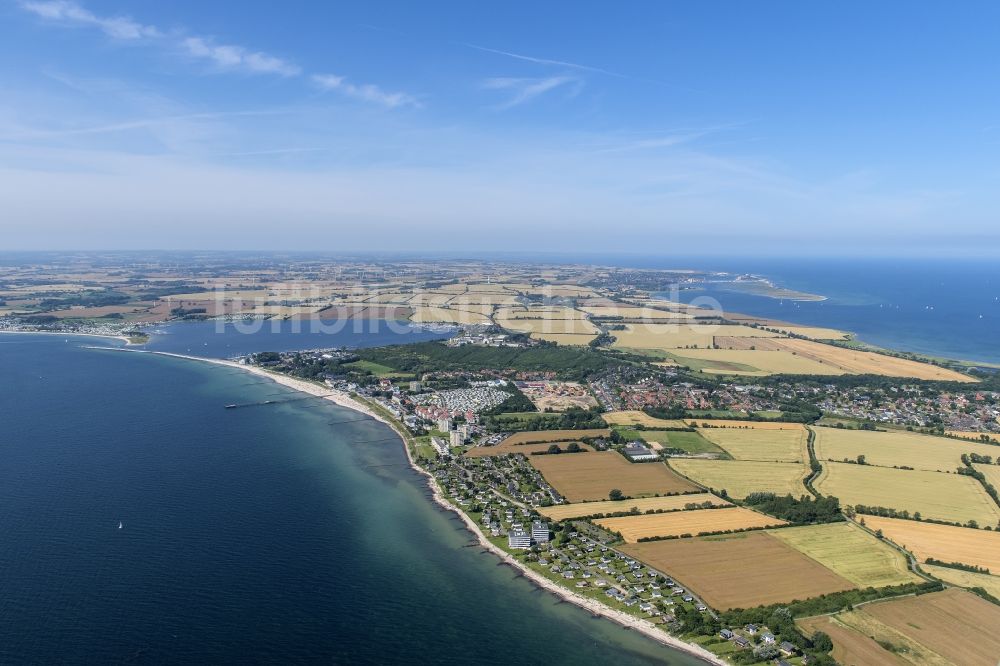 Luftbild Großenbrode - Meeres-Küste der Ostsee in Großenbrode im Bundesland Schleswig-Holstein