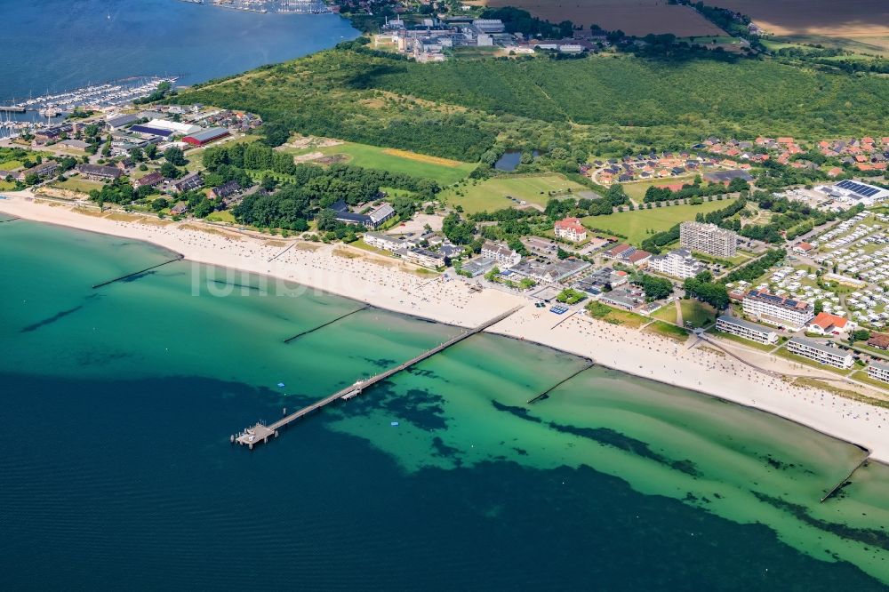 Luftbild Großenbrode - Meeres-Küste der Ostsee in Großenbrode im Bundesland Schleswig-Holstein