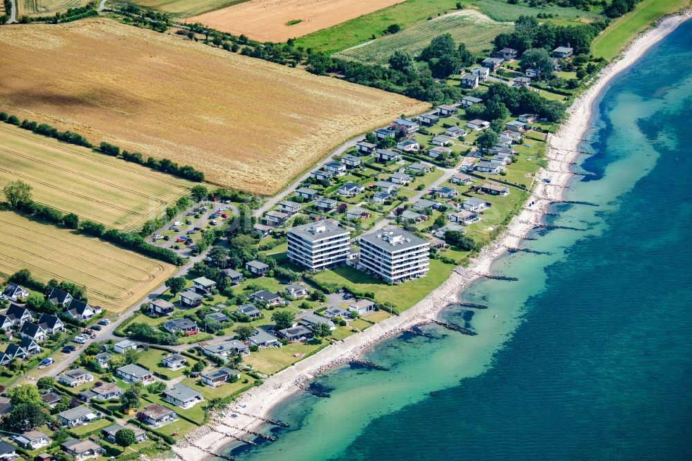 Luftbild Großenbrode - Meeres-Küste der Ostsee in Großenbrode im Bundesland Schleswig-Holstein