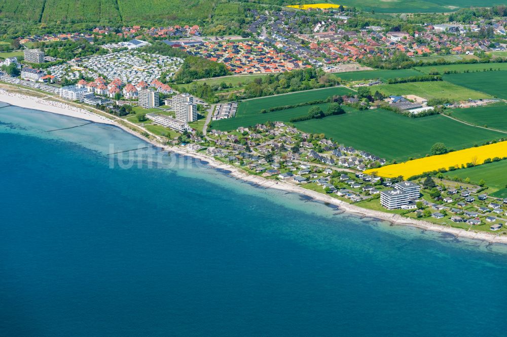 Luftbild Großenbrode - Meeres-Küste der Ostsee in Großenbrode im Bundesland Schleswig-Holstein