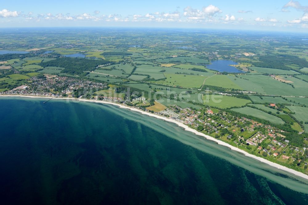 Luftbild Haffkrug - Meeres-Küste der Ostsee in Haffkrug im Bundesland Schleswig-Holstein