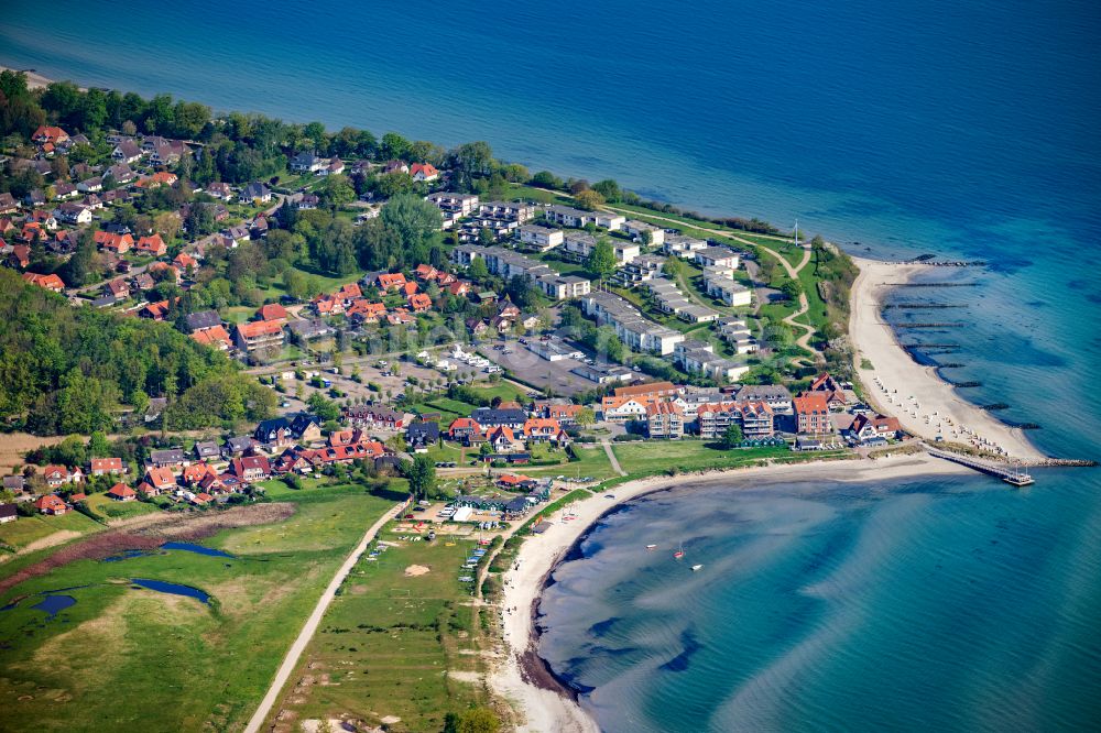 Luftbild Hohwacht - Meeres-Küste der Ostsee in Hohwacht im Bundesland Schleswig-Holstein