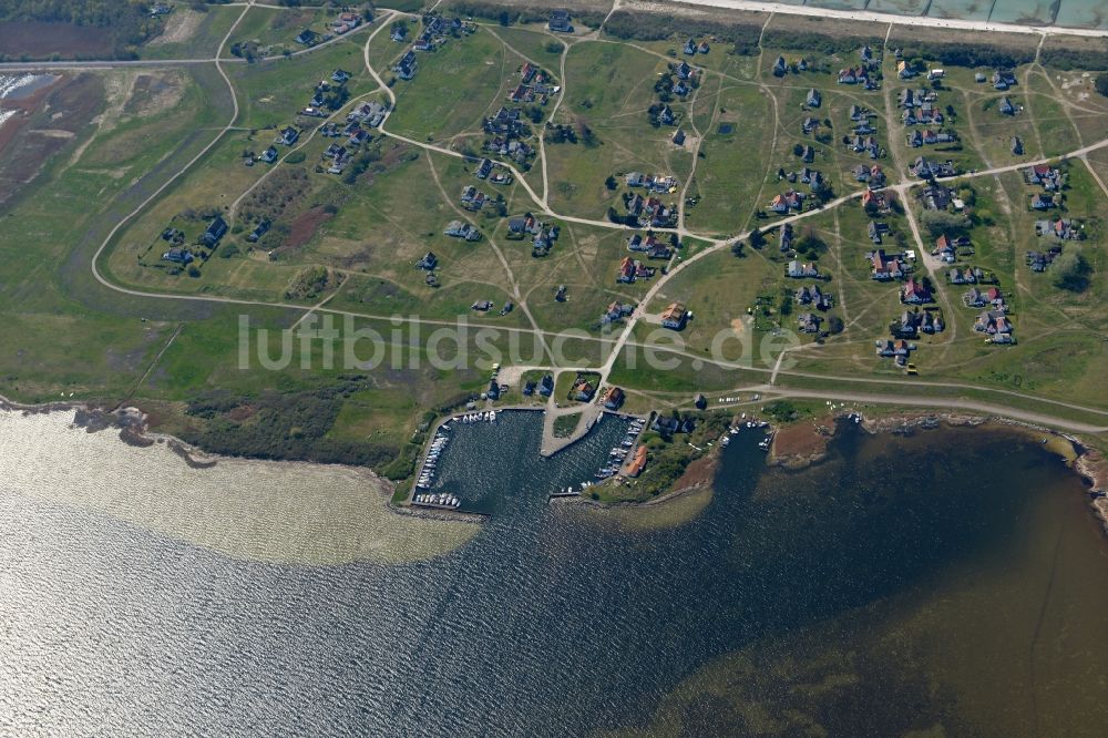 Luftbild Insel Hiddensee - Meeres-Küste der Ostsee auf Insel Hiddensee im Bundesland Mecklenburg-Vorpommern