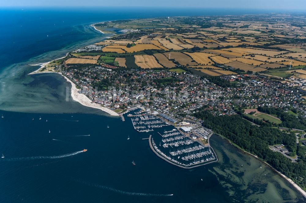 Luftbild Laboe - Meeres-Küste Ostsee in Laboe im Bundesland Schleswig-Holstein, Deutschland