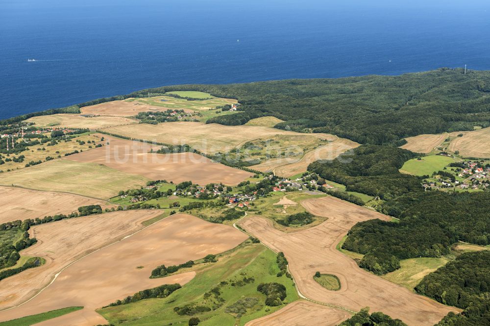 Luftbild Lohme - Meeres-Küste der Ostsee in Lohme im Bundesland Mecklenburg-Vorpommern, Deutschland