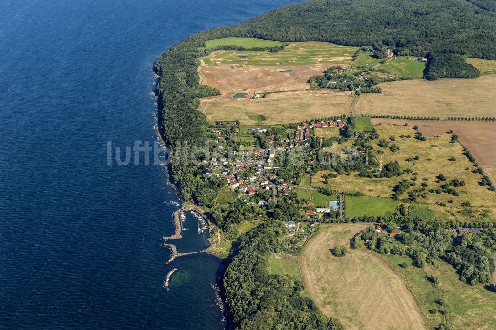 Lohme von oben - Meeres-Küste der Ostsee in Lohme im Bundesland Mecklenburg-Vorpommern, Deutschland