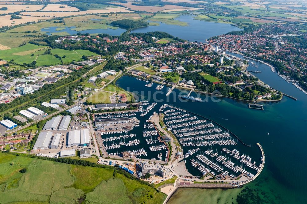 Luftbild Neustadt in Holstein - Meeres-Küste der Ostsee in Neustadt in Holstein im Bundesland Schleswig-Holstein