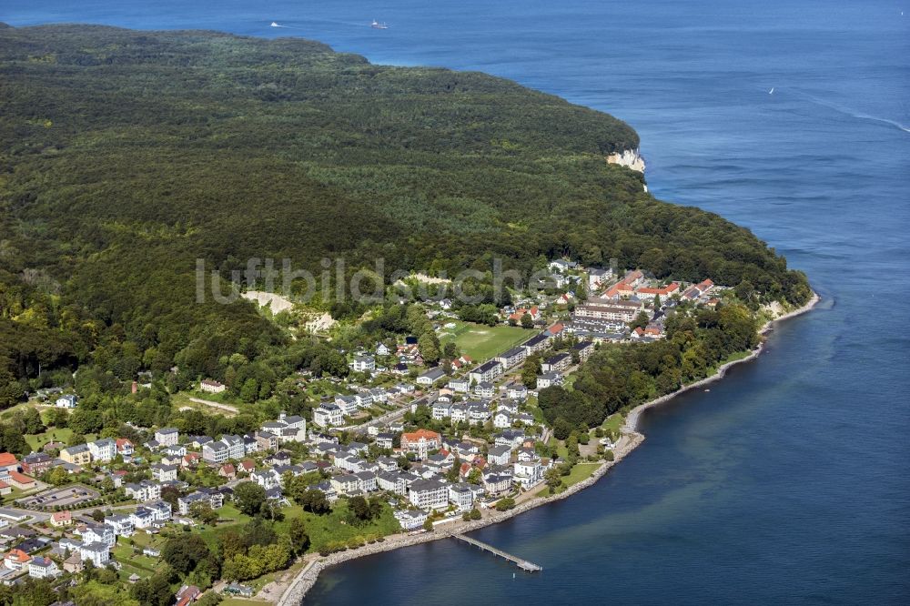 Luftbild Sassnitz - Meeres-Küste Ostsee Sassnitz im Bundesland Mecklenburg-Vorpommern