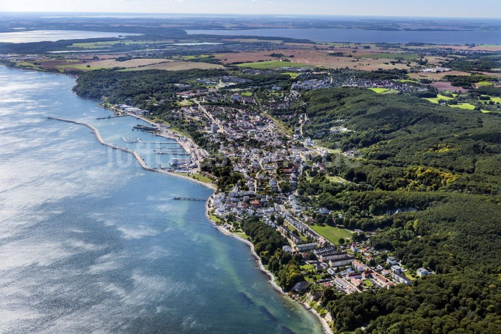 Luftbild Sassnitz - Meeres-Küste Ostsee Sassnitz im Bundesland Mecklenburg-Vorpommern