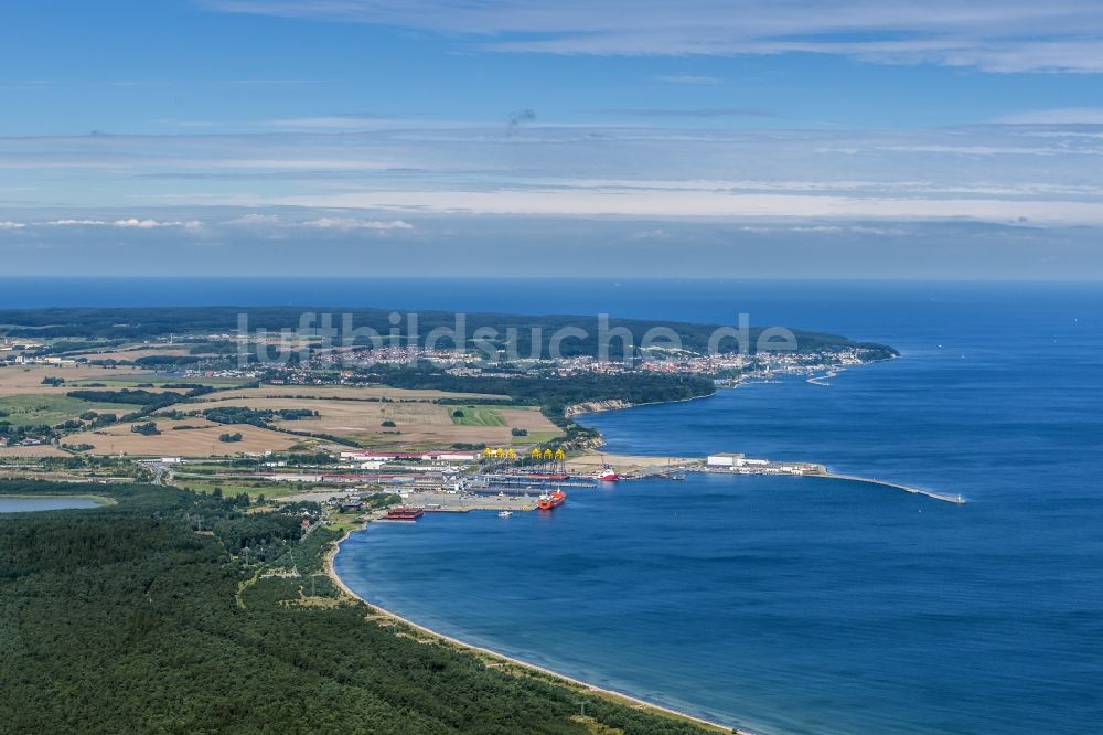 Luftbild Sassnitz - Meeres-Küste Ostsee Sassnitz im Bundesland Mecklenburg-Vorpommern