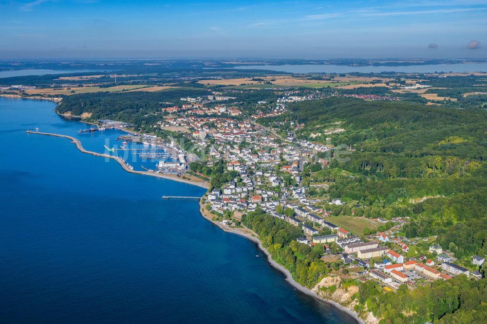 Luftbild Sassnitz - Meeres-Küste Ostsee Sassnitz im Bundesland Mecklenburg-Vorpommern