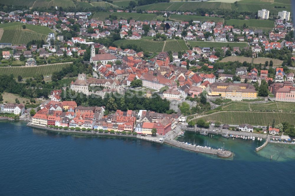 Luftaufnahme Meersburg - Meersburg am Bodensee im Bundesland Baden-Württemberg