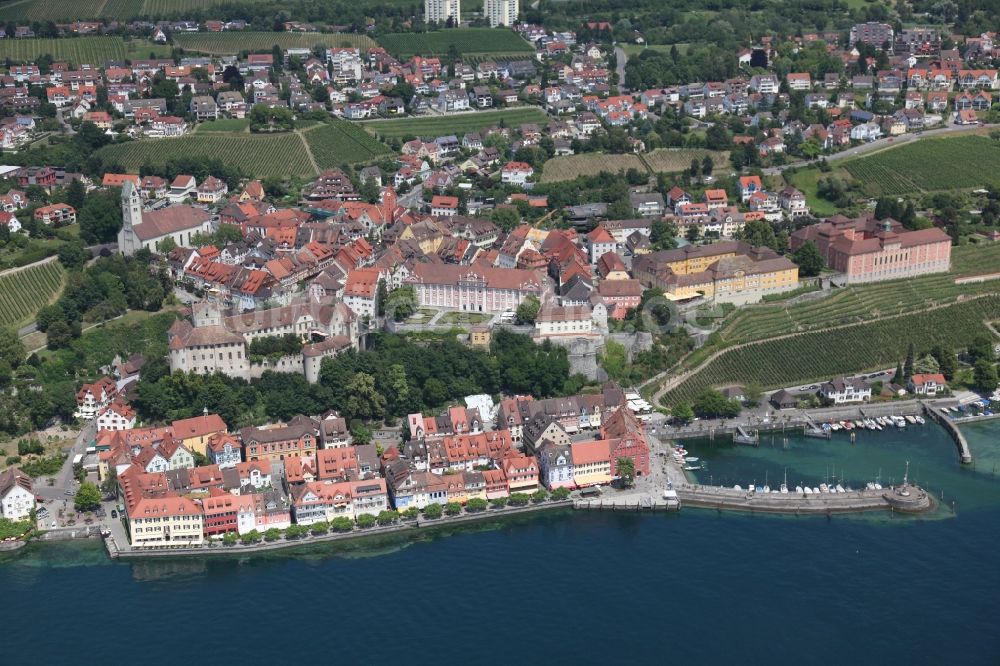 Meersburg aus der Vogelperspektive: Meersburg am Bodensee im Bundesland Baden-Württemberg