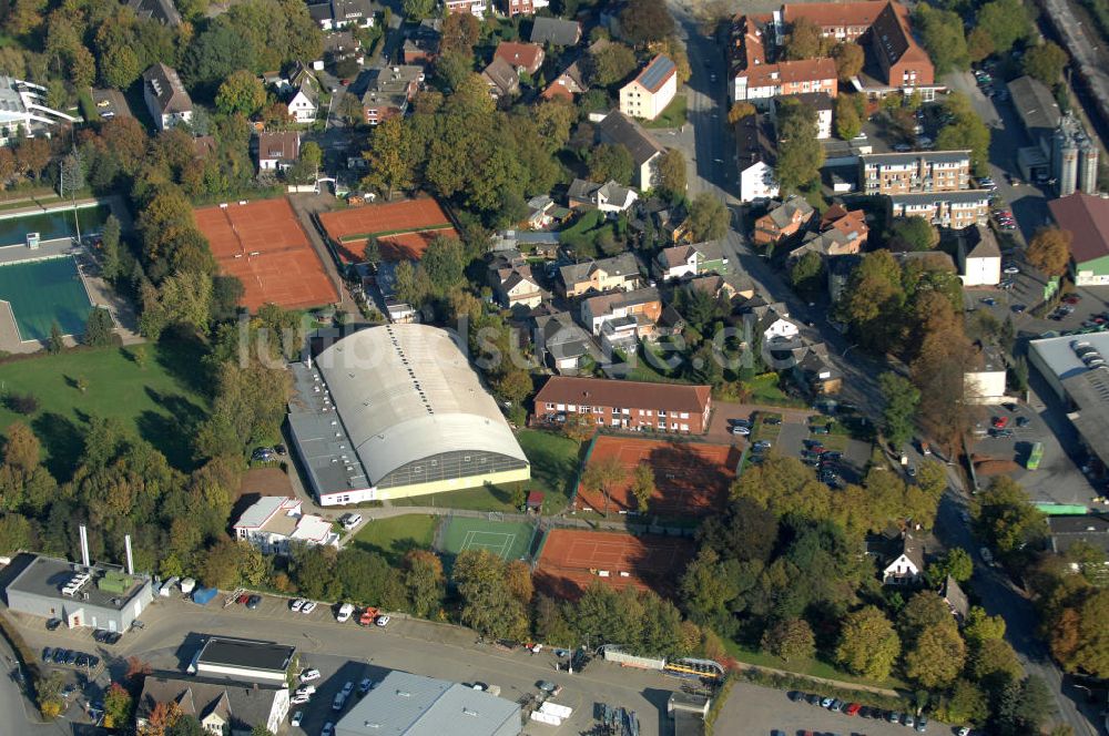 Kamen aus der Vogelperspektive: Mehrfamilien-Wohnhaus am Sportplatz an der Westicker Strasse 39 in 59174 Kamen