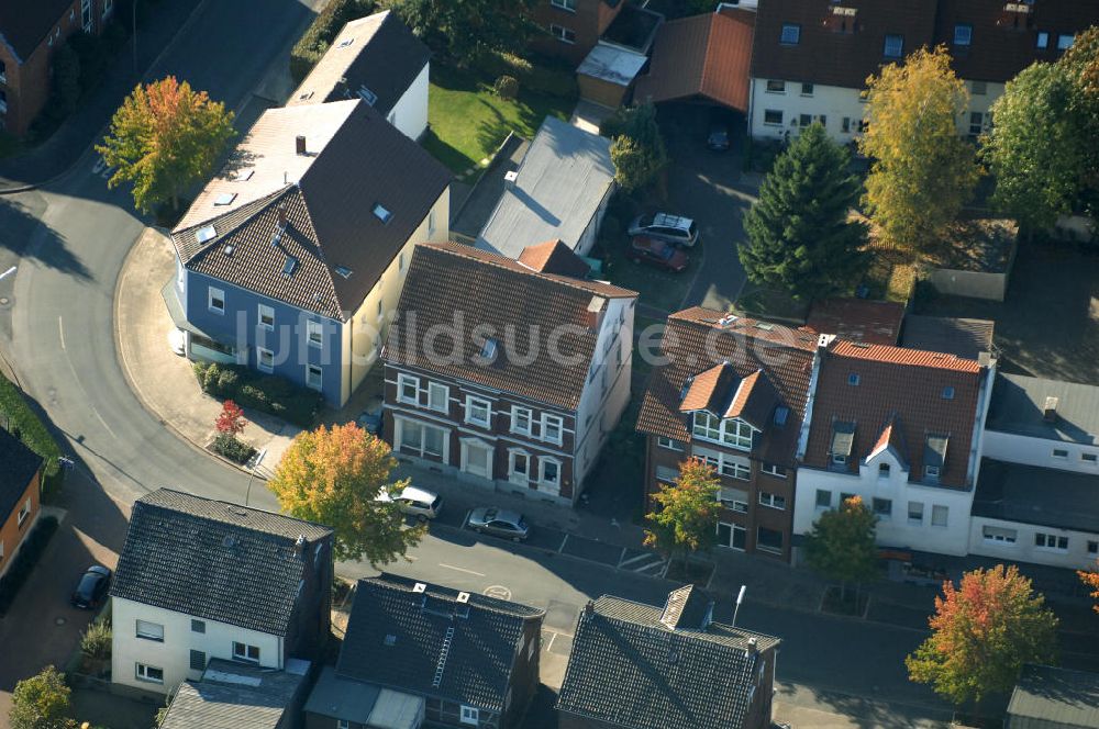 Kamen von oben - Mehrfamilien-Wohnhäuser an der Mittelstrasse 2a und 4 in 59174 Kamen