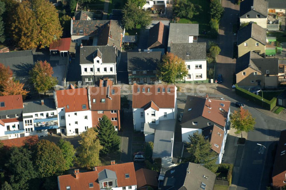 Kamen von oben - Mehrfamilien-Wohnhäuser an der Mittelstrasse 2a und 4 in 59174 Kamen