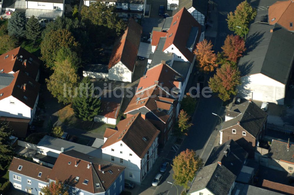 Luftbild Kamen - Mehrfamilien-Wohnhäuser an der Mittelstrasse 2a und 4 in 59174 Kamen