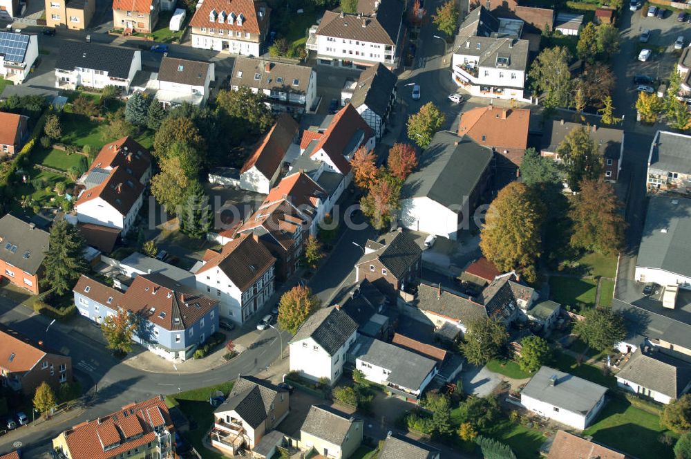 Luftaufnahme Kamen - Mehrfamilien-Wohnhäuser an der Mittelstrasse 2a und 4 in 59174 Kamen