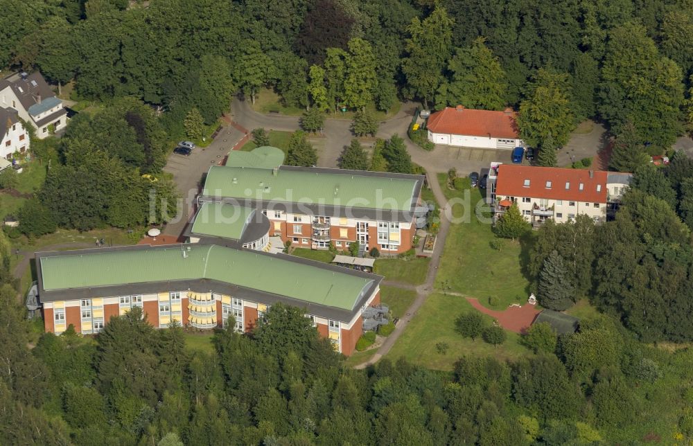 Dortmund von oben - Mehrfamilienhaus in Dortmund im Bundesland Nordrhein-Westfalen NRW