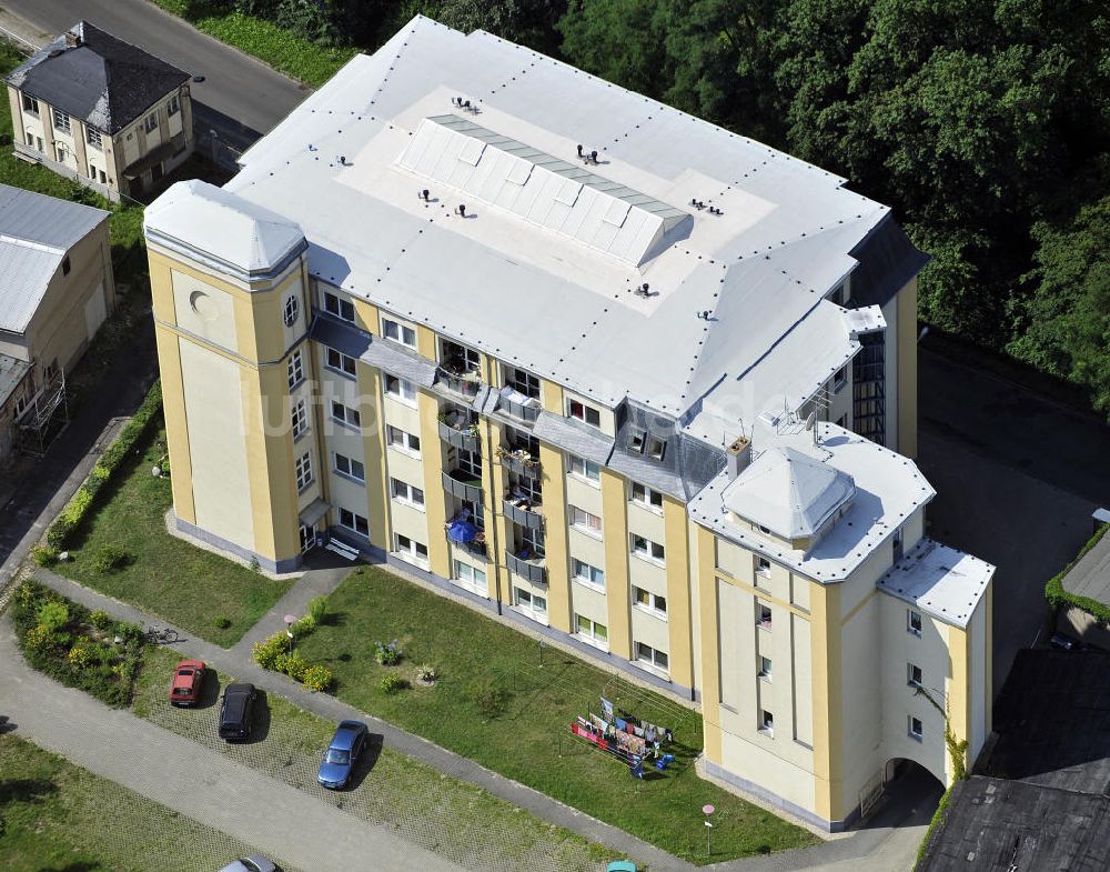 Luftbild Forst - Mehrfamilienhaus in Forst