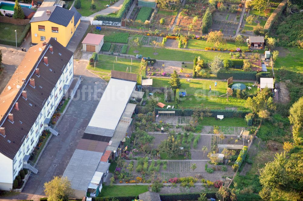 Luftbild Osterburg - Mehrfamilienhaus an der Weinbergstraße Ecke Blesestraße in Osterburg