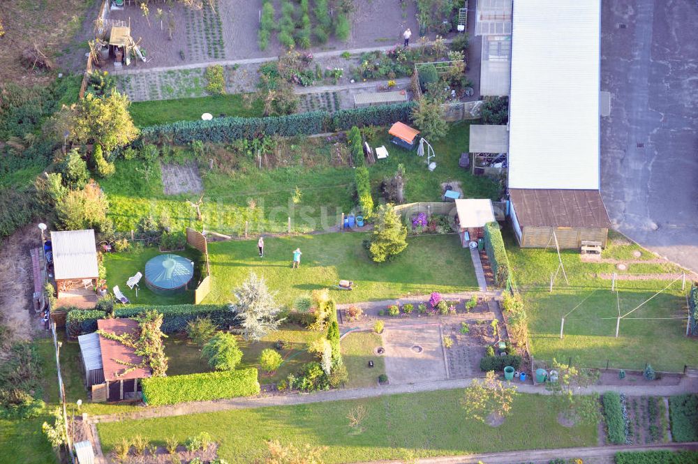 Luftaufnahme Osterburg - Mehrfamilienhaus an der Weinbergstraße Ecke Blesestraße in Osterburg