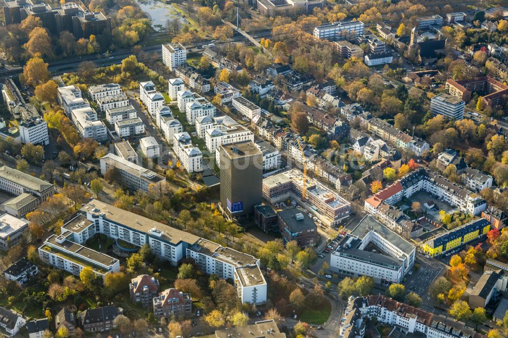 Luftbild Dortmund - Mehrfamilienhaus-Wohnanlage Märkische Straße - Benno-Jacob-Straße - Kronenstraße in Dortmund im Bundesland Nordrhein-Westfalen, Deutschland