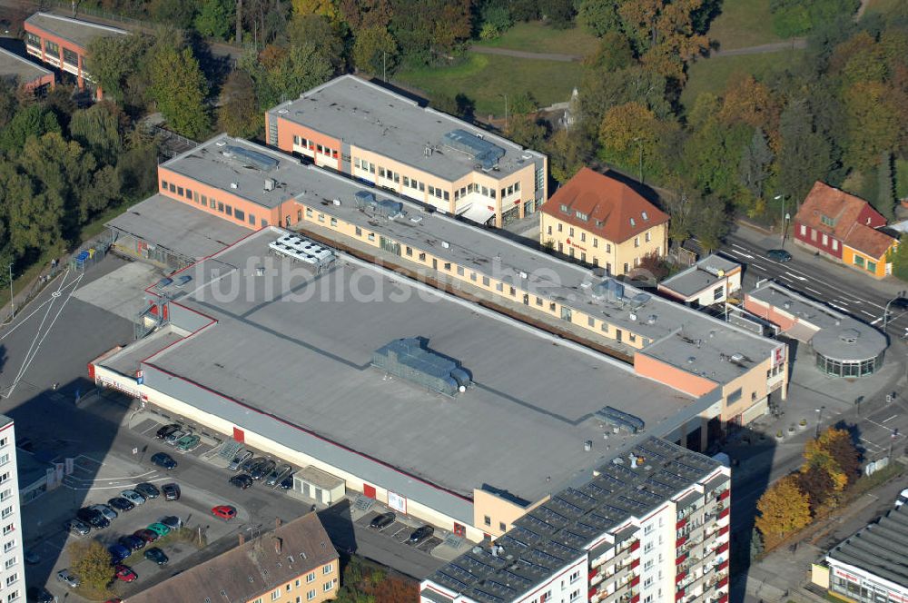 Luftaufnahme Berlin - Mehrfamilienhaus- Wohngebiete nördlich der A10 / E55 in Berlin-Buch