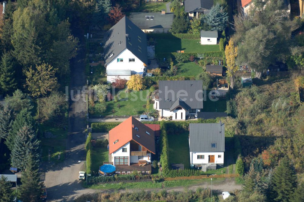 Berlin aus der Vogelperspektive: Mehrfamilienhaus- Wohngebiete südlich der A10 / E55 in Berlin-Karow