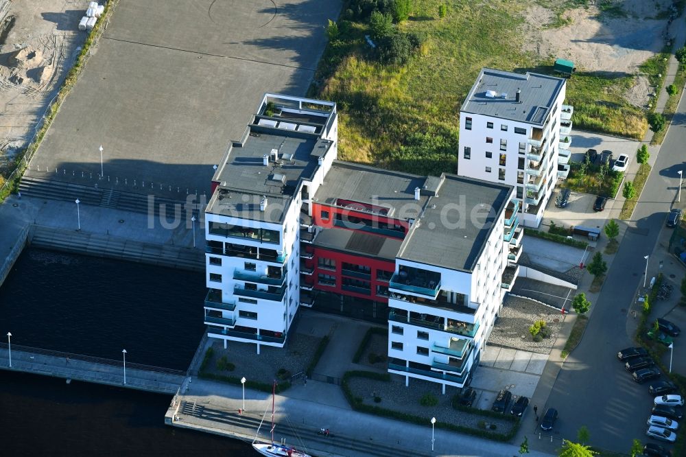 Rostock von oben - MehrfamilienhausAn der Kesselschmiede in Rostock im Bundesland Mecklenburg-Vorpommern, Deutschland