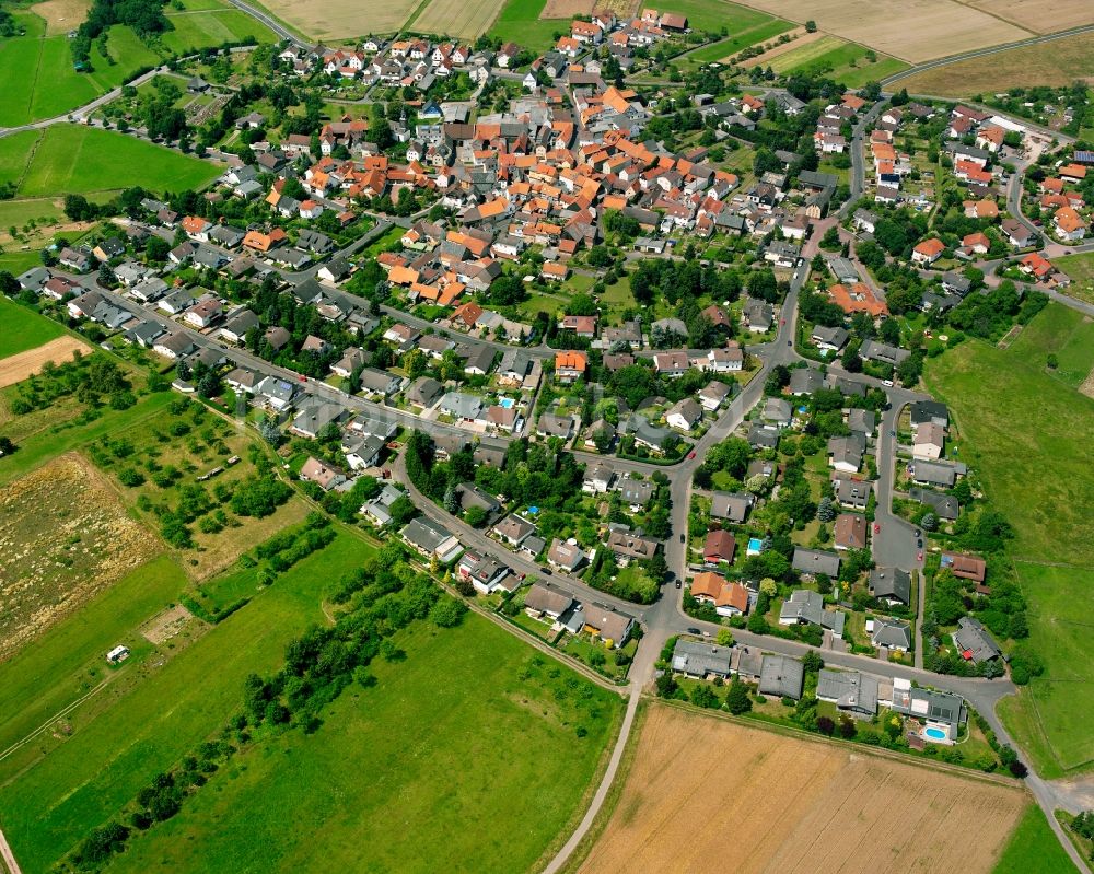 Luftbild Albach - Mehrfamilienhaussiedlung in Albach im Bundesland Hessen, Deutschland