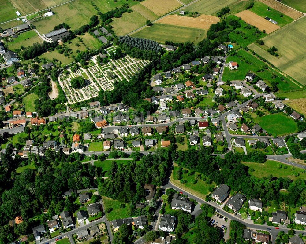 Luftaufnahme Bad Camberg - Mehrfamilienhaussiedlung in Bad Camberg im Bundesland Hessen, Deutschland