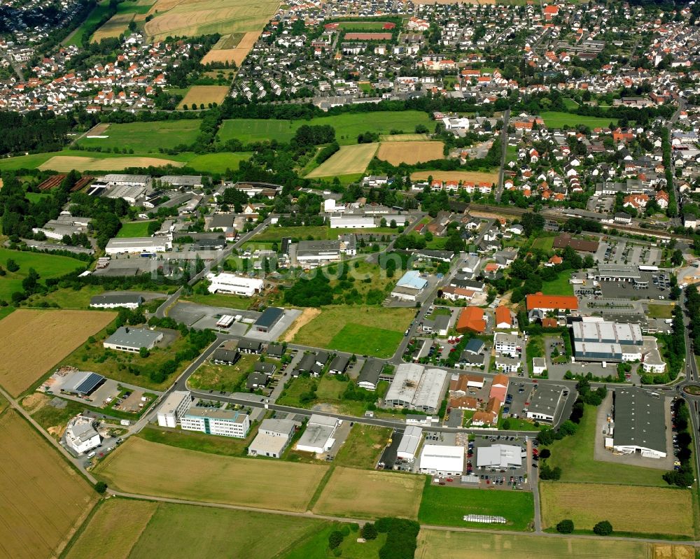 Luftbild Bad Camberg - Mehrfamilienhaussiedlung in Bad Camberg im Bundesland Hessen, Deutschland