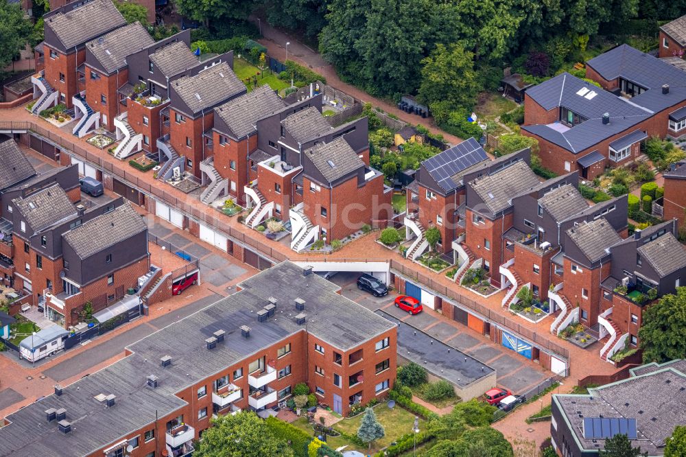 Luftaufnahme Barkenberg - Mehrfamilienhaussiedlung in Barkenberg im Bundesland Nordrhein-Westfalen, Deutschland