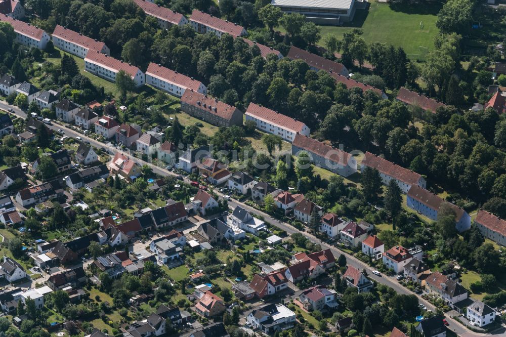 Braunschweig aus der Vogelperspektive: Mehrfamilienhaussiedlung in Braunschweig im Bundesland Niedersachsen, Deutschland