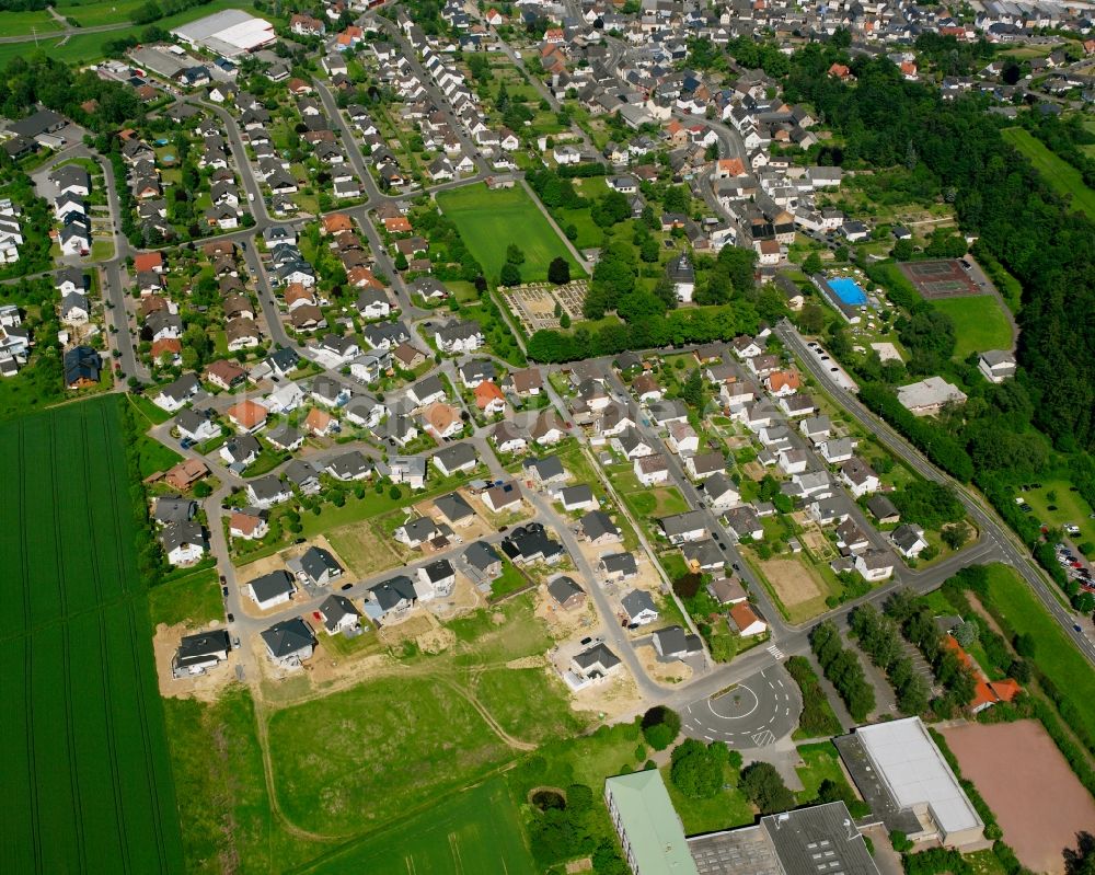 Luftbild Dauborn - Mehrfamilienhaussiedlung in Dauborn im Bundesland Hessen, Deutschland