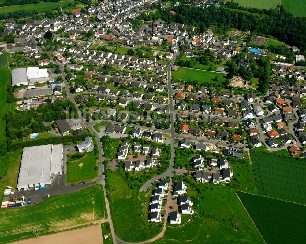 Luftaufnahme Dauborn - Mehrfamilienhaussiedlung in Dauborn im Bundesland Hessen, Deutschland