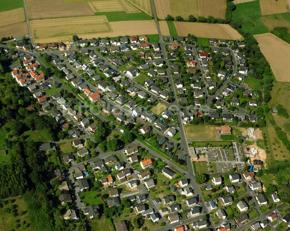 Luftbild Dehrn - Mehrfamilienhaussiedlung in Dehrn im Bundesland Hessen, Deutschland