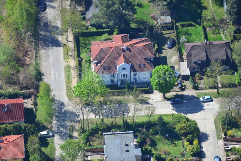 Berlin von oben - Mehrfamilienhaussiedlung an der Dirschauer Straße im Ortsteil Mahlsdorf in Berlin, Deutschland