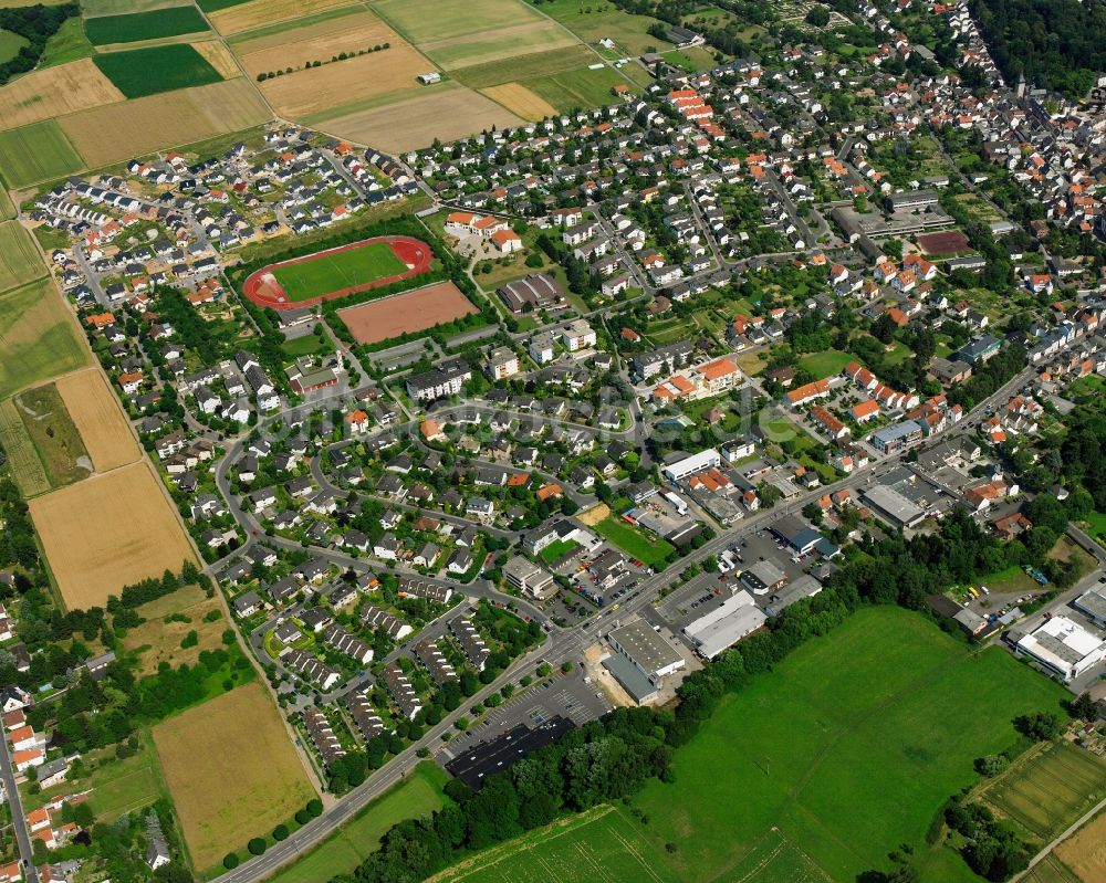 Luftbild Erbach - Mehrfamilienhaussiedlung in Erbach im Bundesland Hessen, Deutschland