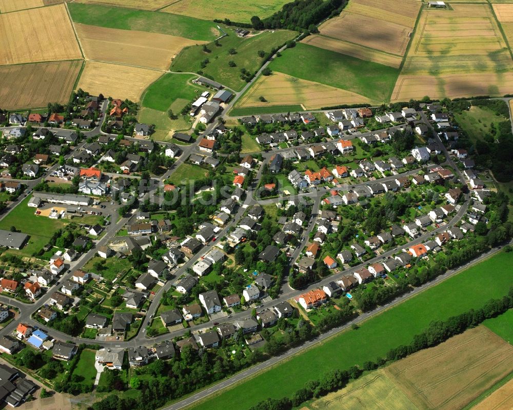 Erbach aus der Vogelperspektive: Mehrfamilienhaussiedlung in Erbach im Bundesland Hessen, Deutschland