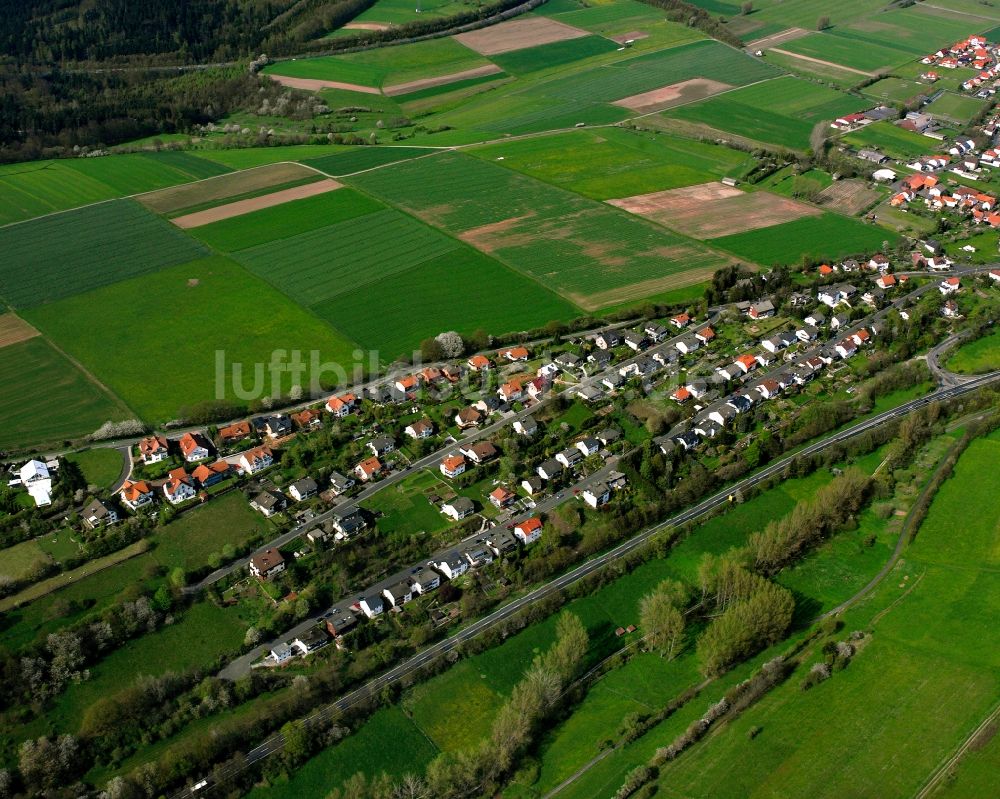 Luftaufnahme Friedewald - Mehrfamilienhaussiedlung in Friedewald im Bundesland Hessen, Deutschland