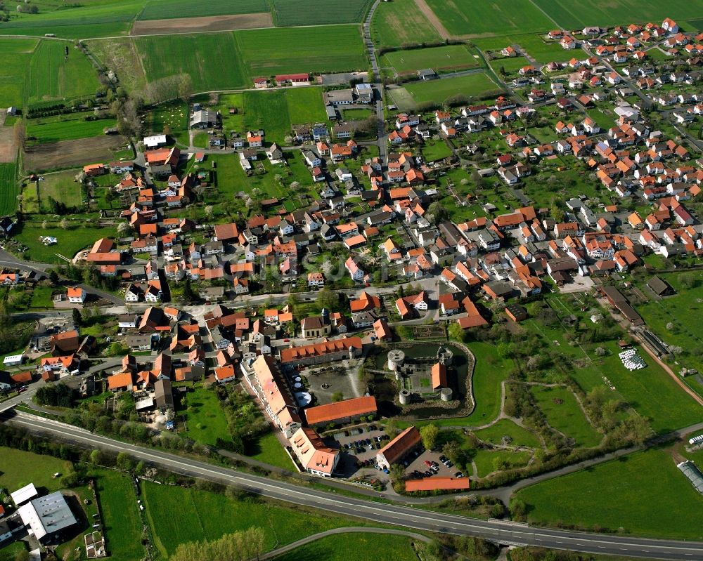 Luftbild Friedewald - Mehrfamilienhaussiedlung in Friedewald im Bundesland Hessen, Deutschland