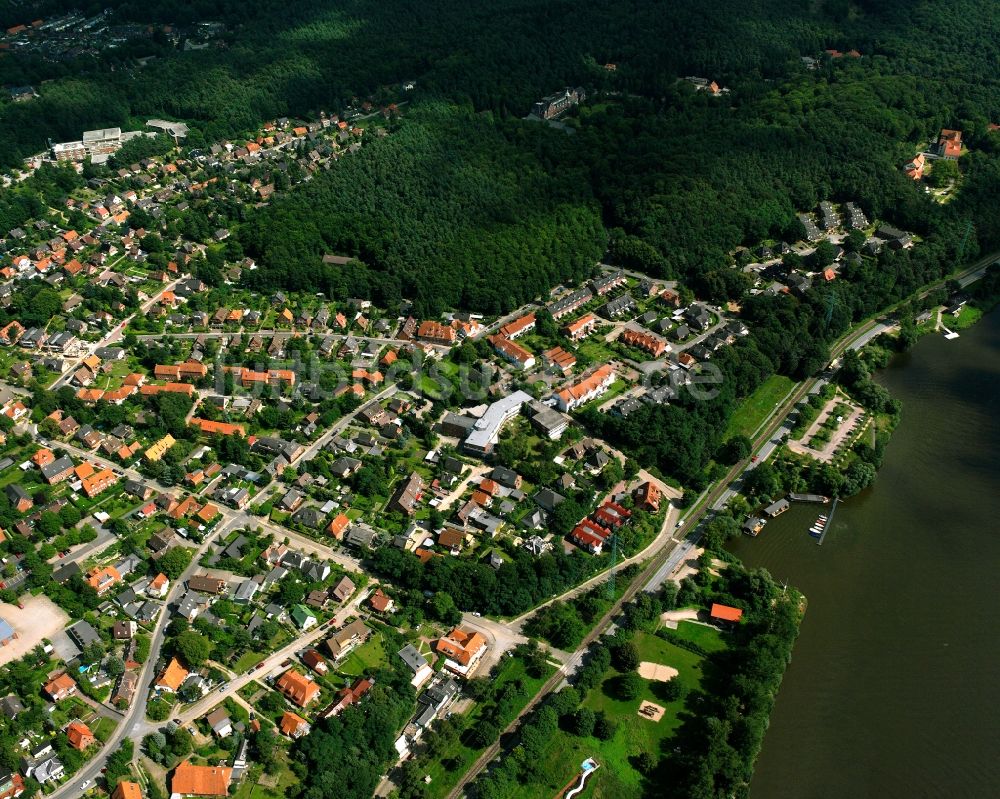 Luftbild Geesthacht - Mehrfamilienhaussiedlung in Geesthacht im Bundesland Schleswig-Holstein, Deutschland