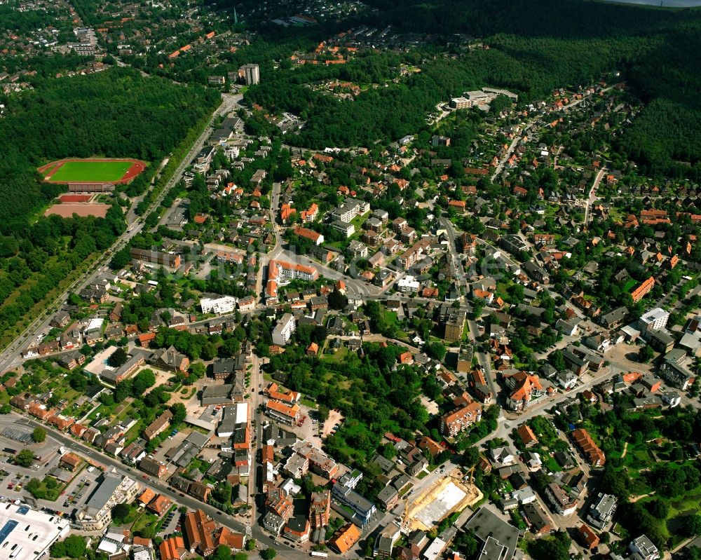 Luftbild Geesthacht - Mehrfamilienhaussiedlung in Geesthacht im Bundesland Schleswig-Holstein, Deutschland