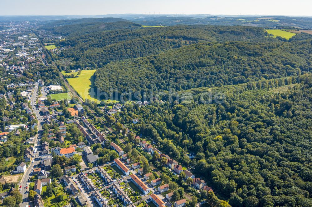 Luftbild Gevelsberg - Mehrfamilienhaussiedlung in Gevelsberg im Bundesland Nordrhein-Westfalen, Deutschland