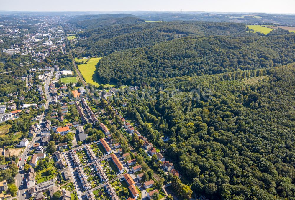 Luftaufnahme Gevelsberg - Mehrfamilienhaussiedlung in Gevelsberg im Bundesland Nordrhein-Westfalen, Deutschland