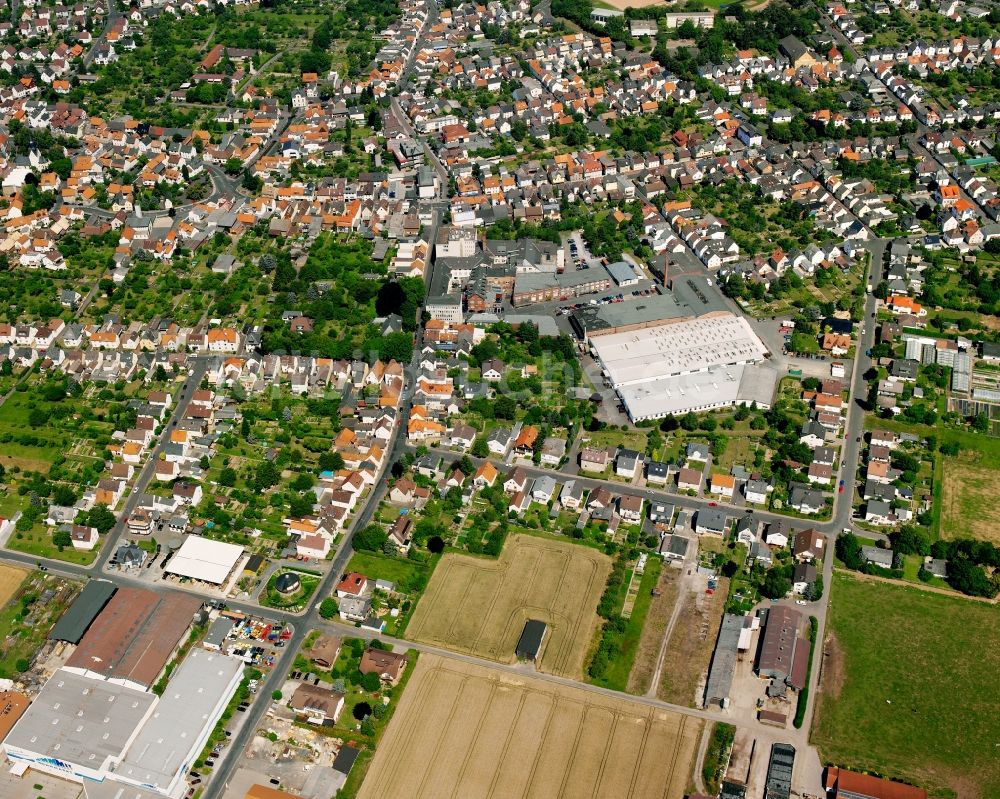 Heuchelheim von oben - Mehrfamilienhaussiedlung in Heuchelheim im Bundesland Hessen, Deutschland