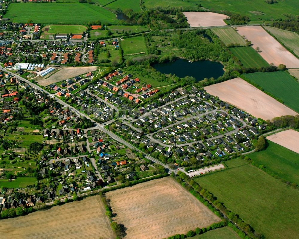 Luftaufnahme St. Jürgen - Mehrfamilienhaussiedlung in St. Jürgen im Bundesland Schleswig-Holstein, Deutschland