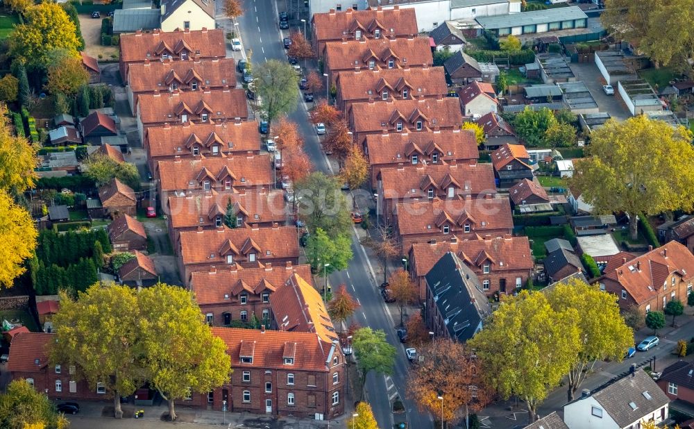 Luftbild Gladbeck - Mehrfamilienhaussiedlung Kirchhellener Straße in Gladbeck im Bundesland Nordrhein-Westfalen, Deutschland